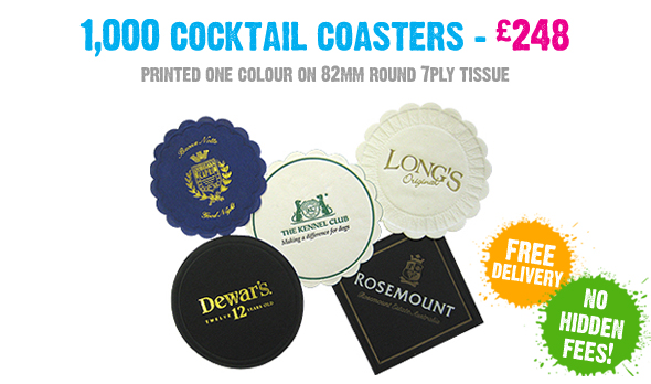 Promotional Cocktail Coasters
