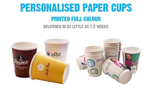 Personalised Cups - These promotional cups are ideal for branding your next event