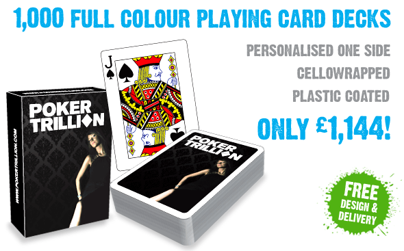 Promotional Playing Cards personalised with your own design