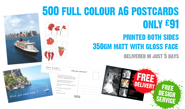 Full Colour A6 Postcards